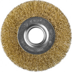 Щетка дисковая для УШМ, проволока 0.3 мм, 175х22 мм Зубр 35187-175_z01